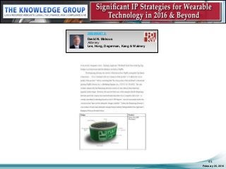 February 05, 2016
45
SEGMENT 2:
David N. Makous
Attorney
Lee, Hong, Degerman, Kang & Waimey
 
