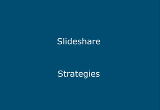 24-7 Website
Slideshare
Strategies
 
