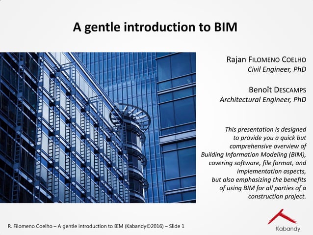A gentle introduction to BIM | PDF