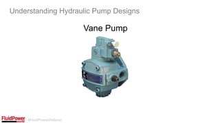 #FluidPowerWebinar
Vane Pump
Understanding Hydraulic Pump Designs
 