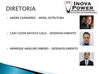  ANDRE GUIMARÃES – INFRA-ESTRUTURA
 CAIO CEZAR BATISTA GALO – DESENVOLVIMENTO
 HENRIQUE ANSELMO RIBEIRO – DESENVOLVIMENTO
 