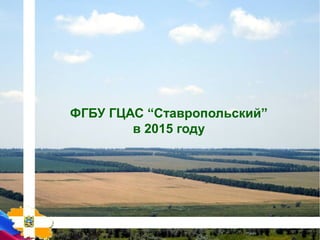 ФГБУ ГЦАС “Ставропольский”
в 2015 году
 