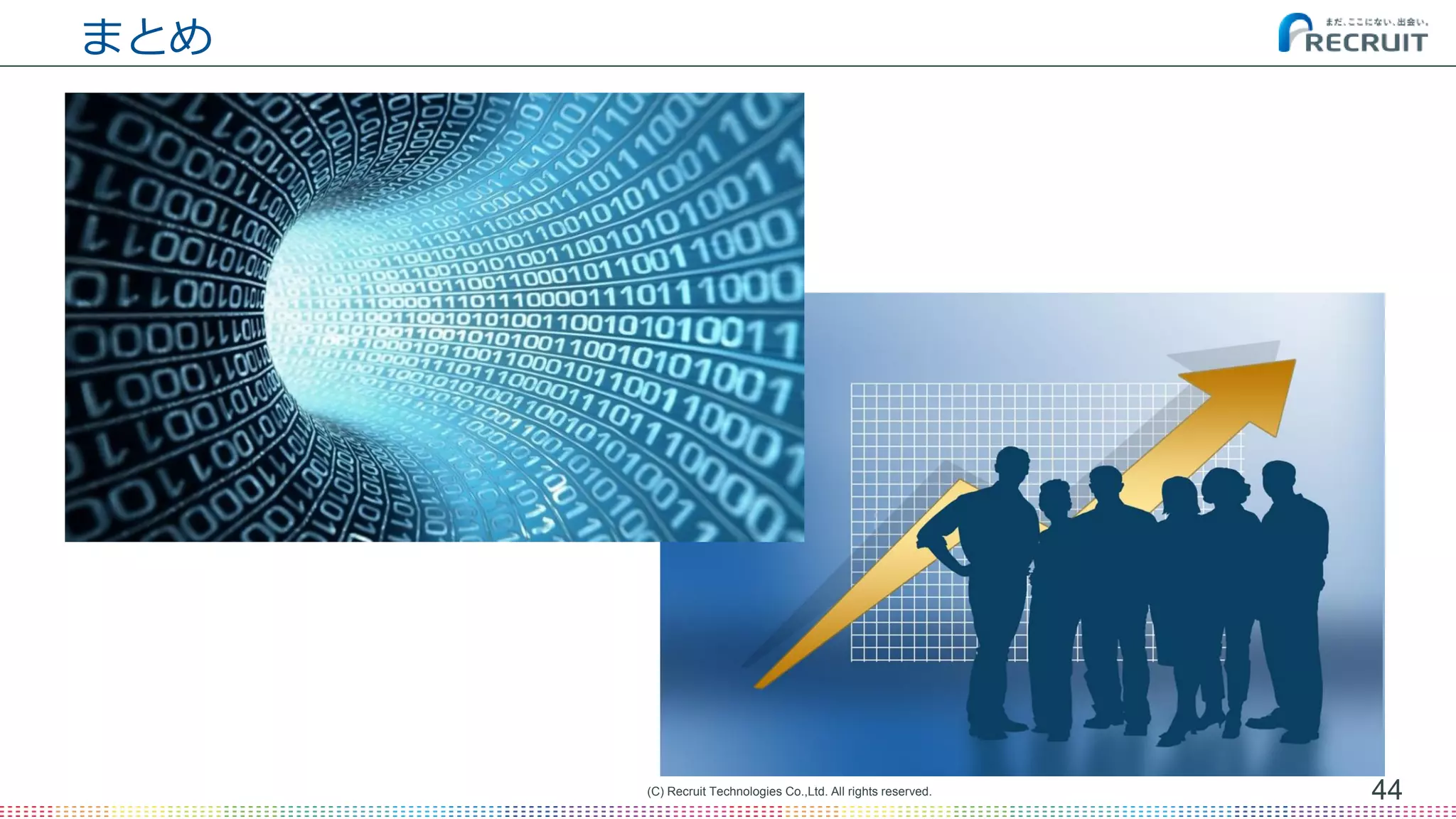 まとめ
44(C) Recruit Technologies Co.,Ltd. All rights reserved.
 