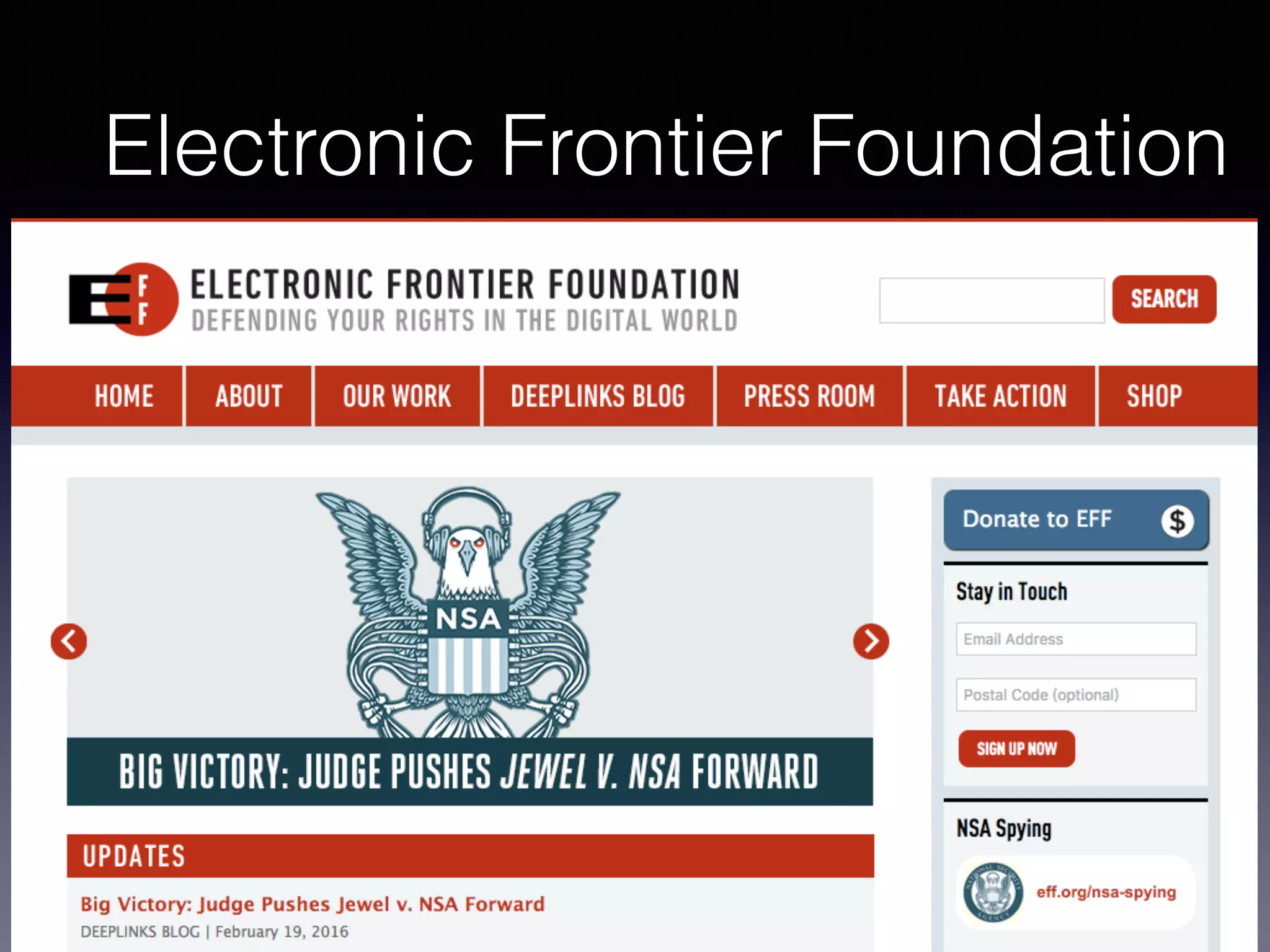 Electronic Frontier Foundation
 