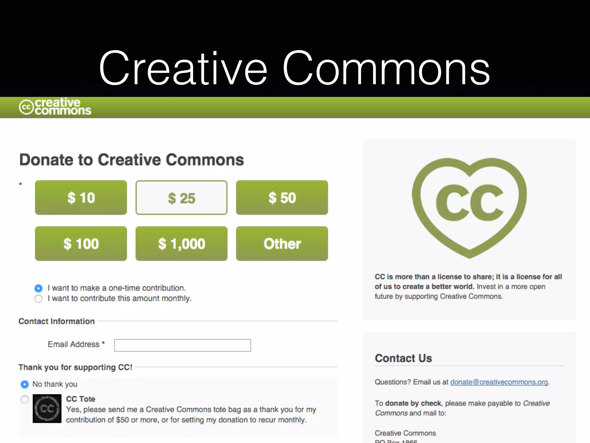 Creative Commons
 