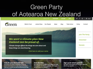 Green Party  
of Aotearoa New Zealand
 