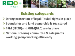 Safeguards in REDD+ implementation in Fiji