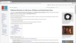 Linked Open Data Publications through Wikidata & Persistent Identification in Flemish Museums