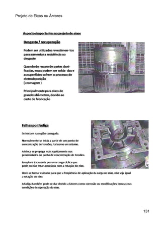 Projeto de Eixos ou Árvores
131
 