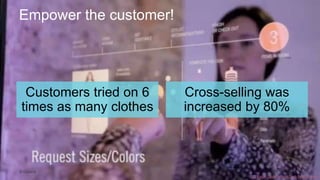 Empower the customer!
© Creuna
QZ: Ralph Laurens High Tech Fitting Room
Customers tried on 6
times as many clothes
Cross-selling was
increased by 80%
 