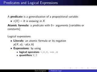 Predicate Logic | PDF