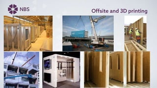 Offsite and 3D printing
.
 