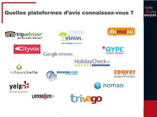 5
Quelles plateformes d’avis connaissez-vous ?
 