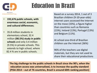 Oito anos de REA no Brasil (2008-2016): avanços e desafios Slide 4