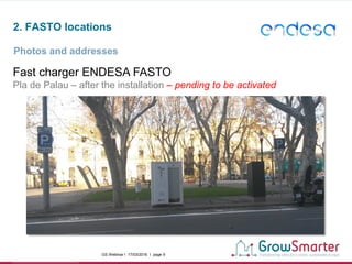 Experiences from establishing fast-charging stations in Barcelona