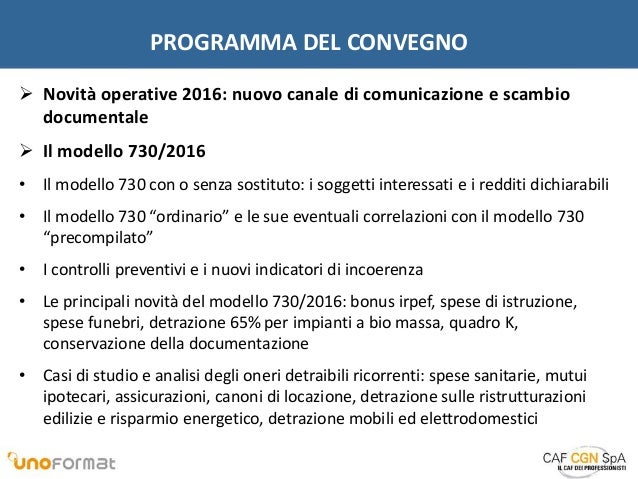 Il modello 730 2016 Spese funerarie 730