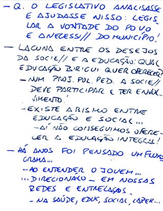 Oficina dos Dirigentes do SGDCA de Birigui-SP
