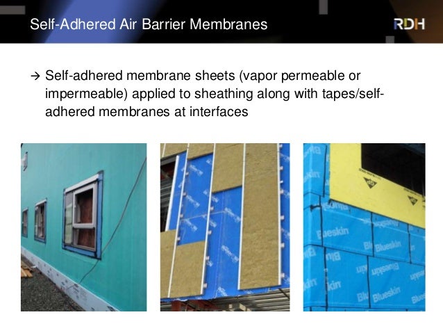 vapor permeable air barrier