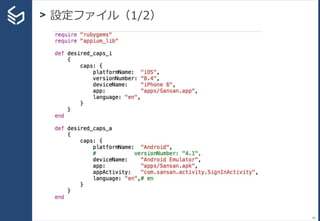 > 設定ファイル（1/2）
60
 