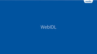 WebIDL
 