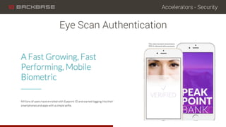 Accelerators - Security
Eye Scan Authentication Partner
 