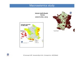 Estimation of macroseismic intensity in France | PDF
