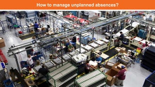 How to manage unplanned absences?
 