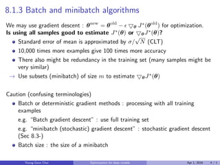 Chap 8. Optimization for training deep models | PDF | Computing ...
