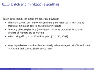 Chap 8. Optimization for training deep models | PDF | Computing ...