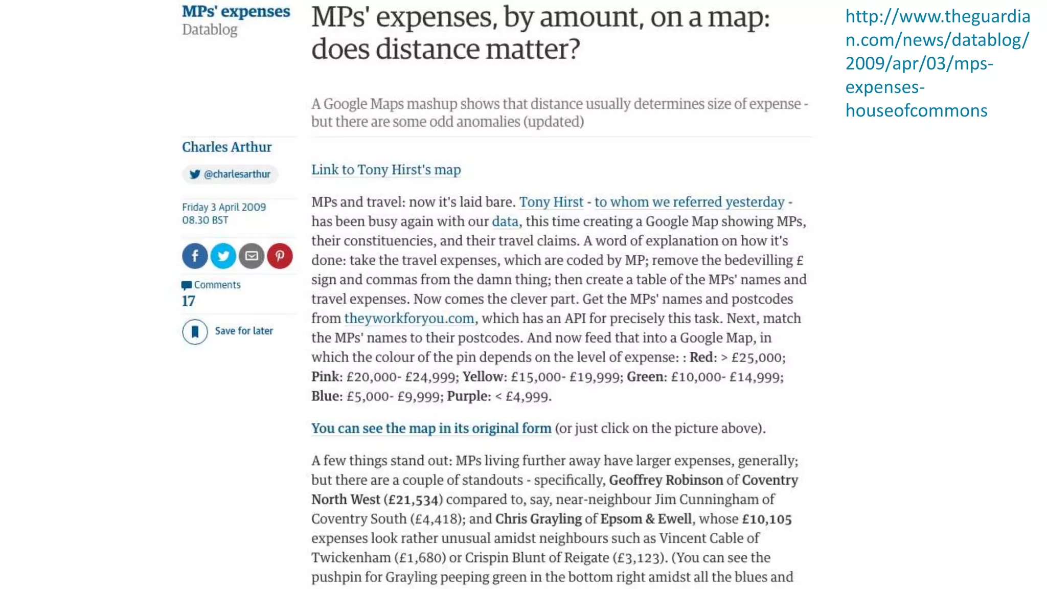 http://www.theguardia
n.com/news/datablog/
2009/apr/03/mps-
expenses-
houseofcommons
 