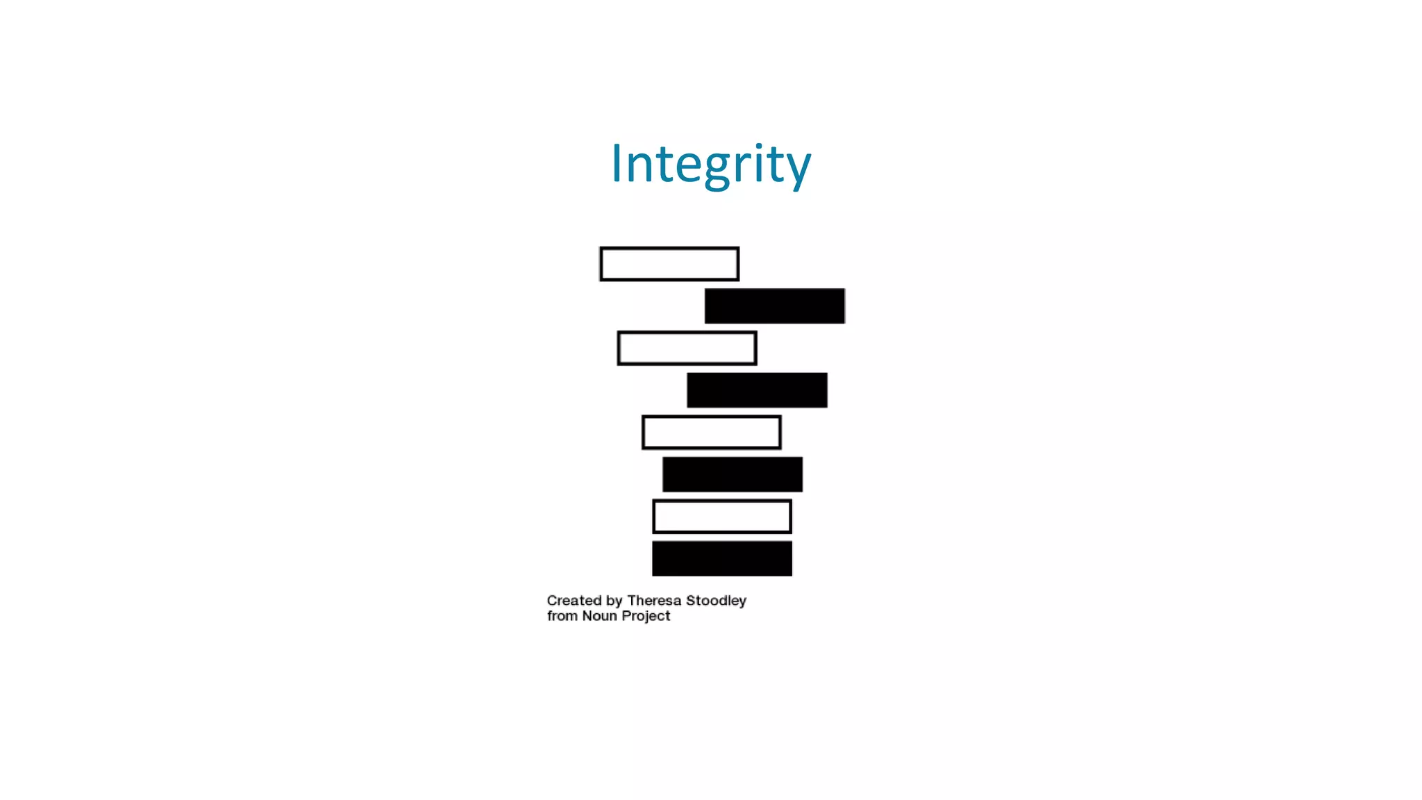 Integrity
 
