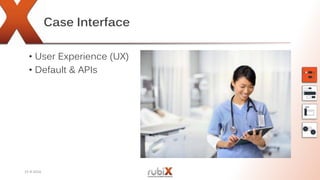 Case Interface
15-9-2016
• User Experience (UX)
• Default & APIs
 