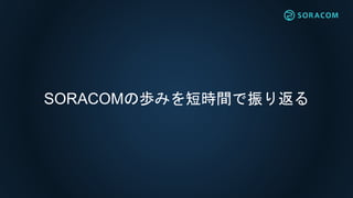 SORACOMの歩みを短時間で振り返る
 