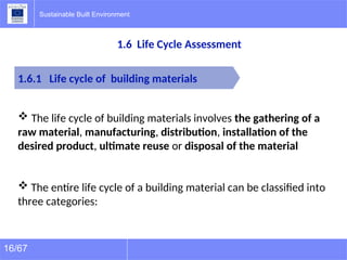 Comprehensive Guide to Sustainable Building Materials and Life Cycle ...