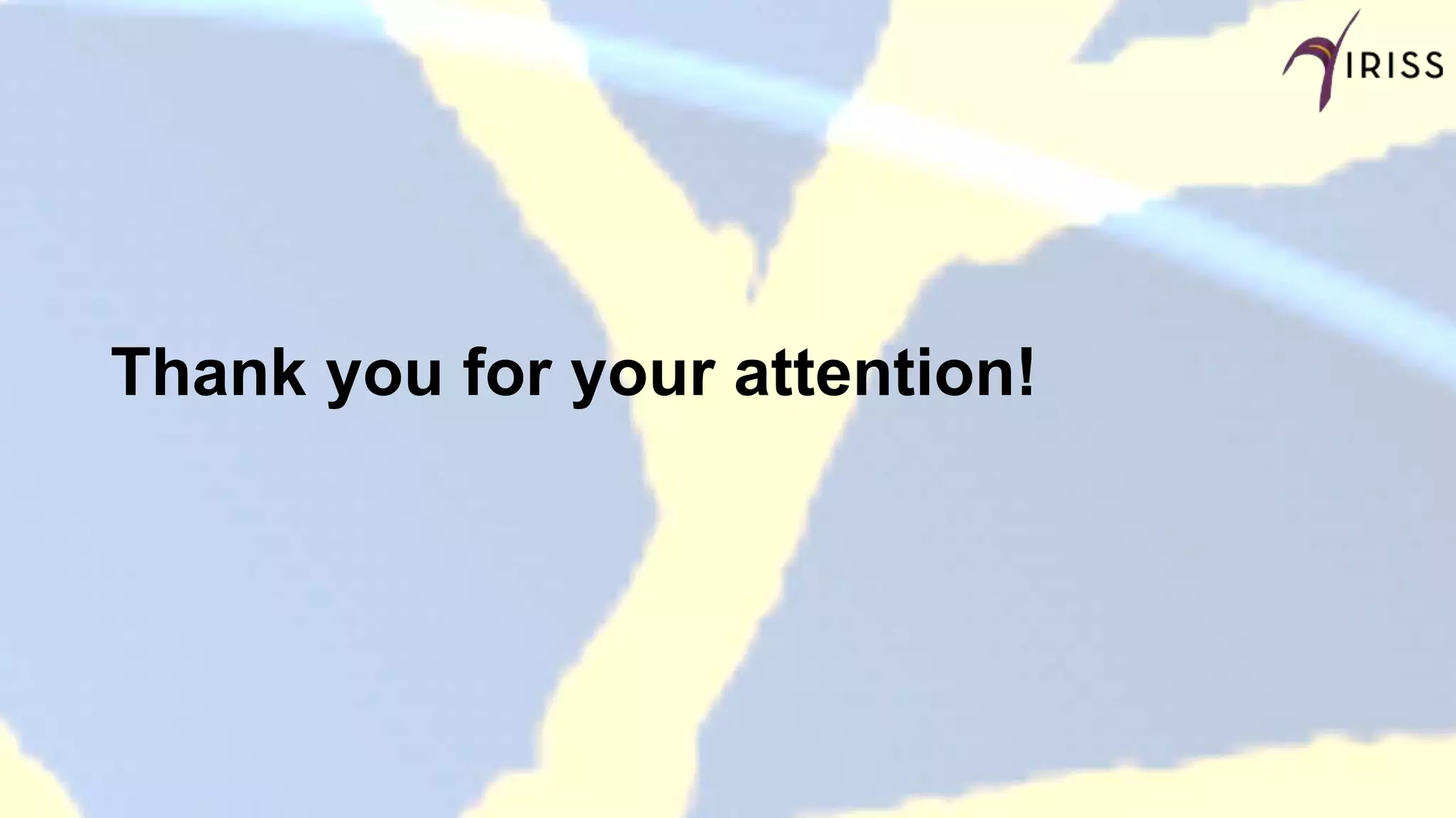 Thank you for your attention!
 