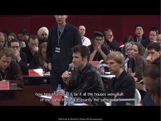 Still from Ai Weiwei's Ordos100 documentary
 