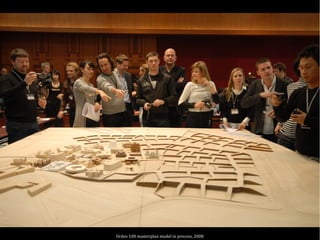 Ordos 100 masterplan model in process, 2008
 