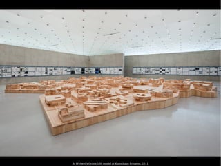 Ai Weiwei's Ordos 100 model at Kunsthaus Bregenz, 2011
 