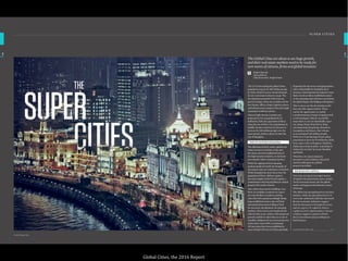 Global Cities, the 2016 Report
 