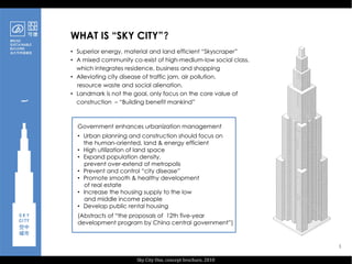 Sky City One, concept brochure, 2010
 