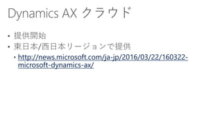 http://news.microsoft.com/ja-jp/2016/03/22/160322-
microsoft-dynamics-ax/
 
