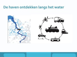 De haven ontdekken langs het water
 