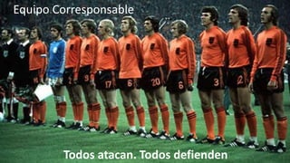 11
Ciclos
cortos
Entrega
Continua
Equipo
Multidis-
ciplinar
DevOps
Todos atacan. Todos defienden
Equipo Corresponsable
 