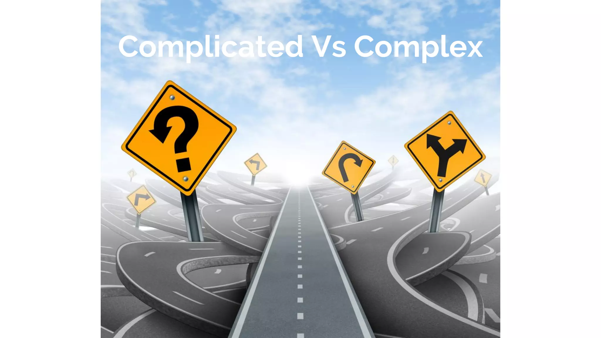 Complicated Vs Complex
 