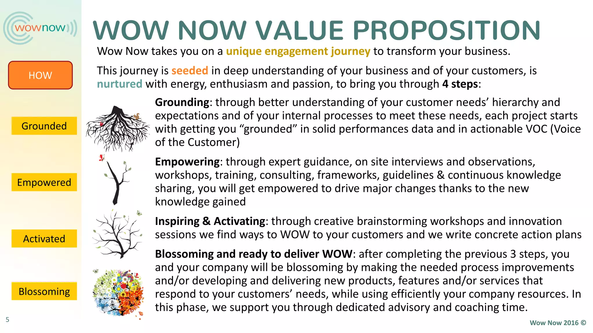 Wow Now overview: why, what & how | PDF