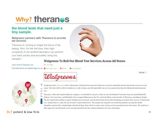 BLT patent & law firm 85
Why?
 