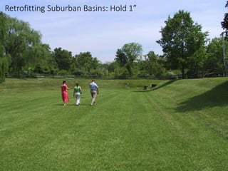 4/29/2016
Retrofitting Suburban Basins: Hold 1”
 