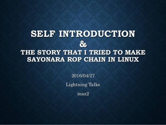 rop chain