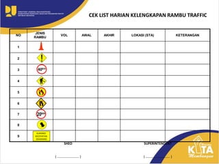 Rambu Rambu Trapic 201605 09-k3 pekerjaan konstruksi | PDF