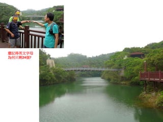 還記得英文字母
為何只剩24個?
 